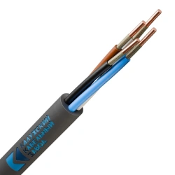 Fire-resistant cables, not spreading combustion in group laying and not emitting corrosive gaseous products