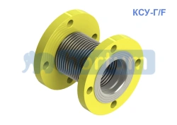 CSU-G/F - antivibration compensator for gas boilers with flange connection; DN from 65mm to 150mm; Prp: 16 and 16 bar.