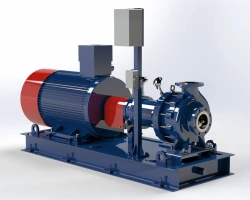 Sealed pump type GC with range: delivery from 0,5 to 1000 m3/h, head from 8 to 1000 m