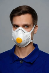 Filtering half-mask for protection against aerosols "Respirator "SPIRO-311 E" FFP1 R D