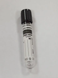 Vacuum tube for venous blood collection "BERIMED", filler Sodium Citrate, 3,2% (4:1), size 13x75 mm, volume 1,6 ml.