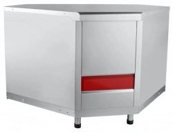 Swivelling module MP-90KM-01 (stainless steel worktop)