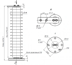 Surge arrester OPN-P-35/40,5/10/680-III UHL1