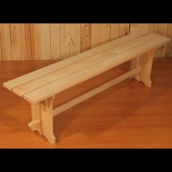 Pine bath bench 420x300x1500MM