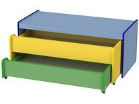 Children's 2-drawer bed
