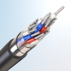 Control cables of TOFLEX trade mark, rated voltage 0,66 and 1 kV, alternating current frequency 100 Hz, TOFLEX ARER
