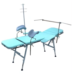 Medical folding therapeutic table with accessories according to TU 32.50.30-009-09442403-2023, variant of execution: Dressing ta