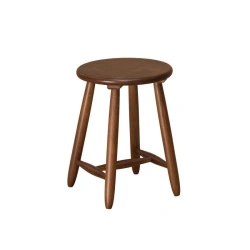 Stool turned upholstered/rigid