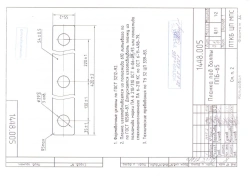 Plate for bolts PPB-65 (1448.005)