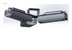 LED luminaire "Industrial Design MTM IoT" series CUBIC 120 Three modules Connection from the ends 5 degree type STAR Fastener
