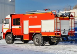 Foam extinguishing vehicle APT (3,0-5,0)-50, type 58816T, modification APT (3,0-5,0)-50 (53605), on chassis KAMAZ-53605-A5, 5360