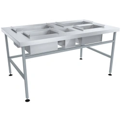 Table for potato peeling SROd- 840/1350