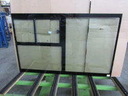 Sidewall window glass left with vent GAZ A63R42-5403083