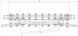 Blunt type P65 type cross of grade 2/9 of project N02.001.4000.00-04