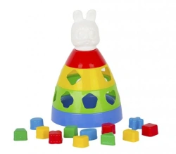 Pyramid game with 12 logic pieces 27cm