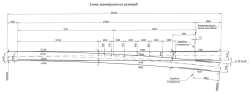 1/9 gauge 1435 mm radius 300 m UIC60 type STREET TRANSFER (project MSZ.8366.00.000-02/-03)