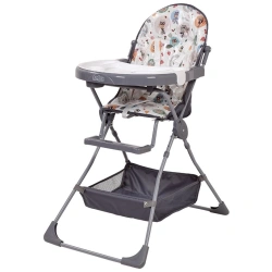 Selby 252 "Owls" highchair in grey, article number 0001294-03