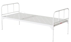 KF0-01-"MSC" (MSC-111M) - General hospital bed with headrest, without wheels, metal backrests, bed - steel sheet, mechanical