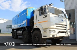 Mobile nitrogen compressor station TGA-6/200 C95