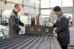 Parts of keel and stabiliser caisson