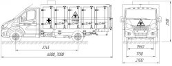 Sanitary vehicle for medical waste transportation (ASPMO) 59087R-5