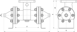 Shut-off and regulating valve ATEK.493924.012