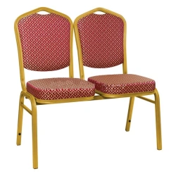 Sectional office chairs on metal frames: double section art.no.034/2019