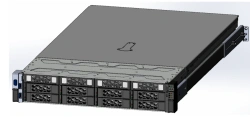 Rikor server model 2U-Int KDBA.466219.021 (server case KDBA.469573.013; motherboard KDBA.469555.013; backplates KDBA.466453.05; 