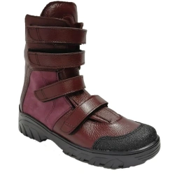 Orthopaedic footwear of low complexity with insulated lining (pair): boots for schoolgirls, girls' sizes 205-260 grey