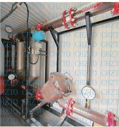 MKT Pumping module in insulated block box with Coriolis flowmeter Tanker
