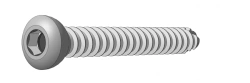 Locking screws Ø 3,5 mm, length from 20 to 50 mm in 2 mm increments, article 640.0XX