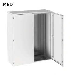 Double-door compact distribution cupboard MED 120.100.40