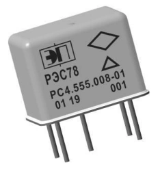 Hermetic relay RES78 OS