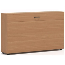 Poster cabinet for posters of "Edelwood" trade mark
