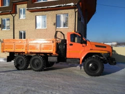 Flatbed truck model 545311 on URAL chassis 5557-1151-60,-62,-70,-72,-74,-76; 5557-4151-78,-80,-82,-84; 5557-6151-70,-72,-74