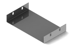Tray connection bracket reinforced ONL SS/0, with overall dimensions from 100x40 mm to 600x110 mm, thickness 1,5 mm, steel, oci