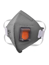 Filter respirator WALL 80CHK NR D FFP1 with exhalation valve, with additional protection against organic gases and vapours.