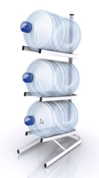 Racks for storage of water for 3 bottles StV-3 series 390x490x840