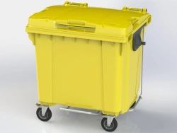 Mobile waste bin 1100l Art.29.C21 (20.807.1.20.PE; 21.056.20.PE)