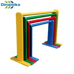 Climbing arches of different heights coloured (set of 4 pcs)