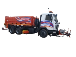 Road combined machine ED 244B on the basis of chassis MAZ 631226, 63122J, 6312C5