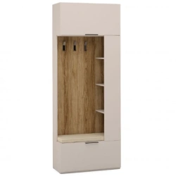 "SOHO" HC8-02.DS, Entrance hall left (beige) from the set of modular furniture "SOHO".