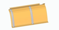 Ceiling panel right-hand section B 621365-5702249-10