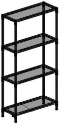 Office shelving unit TV-MSJO-1.6.01