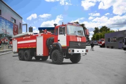 Foam extinguishing vehicle APT-7,?-(40-100), type 5883, modification 58814N (mod.6), on chassis Ural-4320-78, 4320-80, 4320-82,