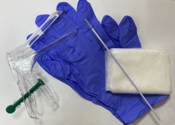 Set of gynaecological articles for cervical and vaginal sampling disposable sterile "Femina®" with mirror M and qi