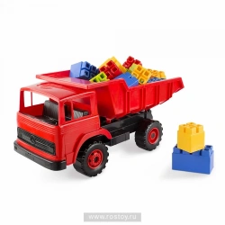 Dump Truck Diesel toy with Multistroy construction set