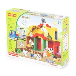 Maxi Set - "Fun Farm" (65 elements) (in a box), item 77561