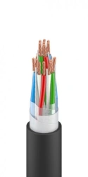 Cable for signalling and interlocking with multi-conductor cores, with water blocking materials, non-combustible grade: SBMWBBBV