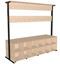 Double-sided wardrobe coat rack Art. no. U.10.05